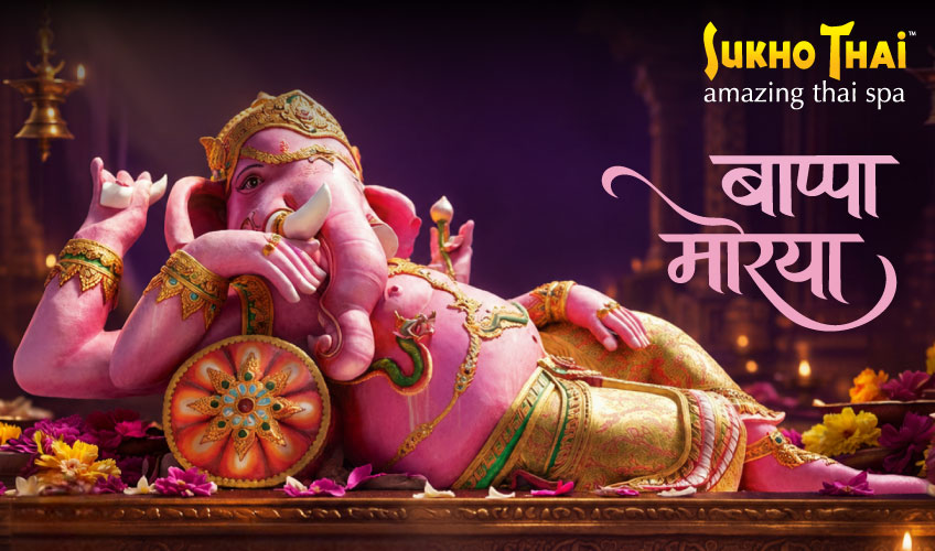 Ganpati Bappa Morya Ganesh Chaturthi Wishes from SukhoThai