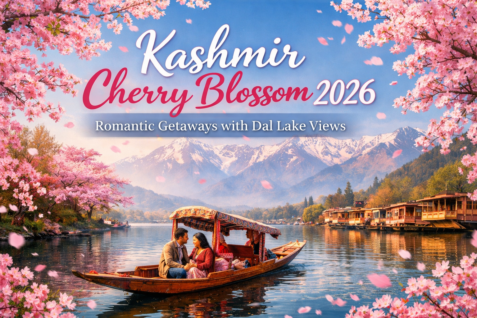 Kashmir Cherry Blossom 2026: Romantic Getaways with Dal Lake Views